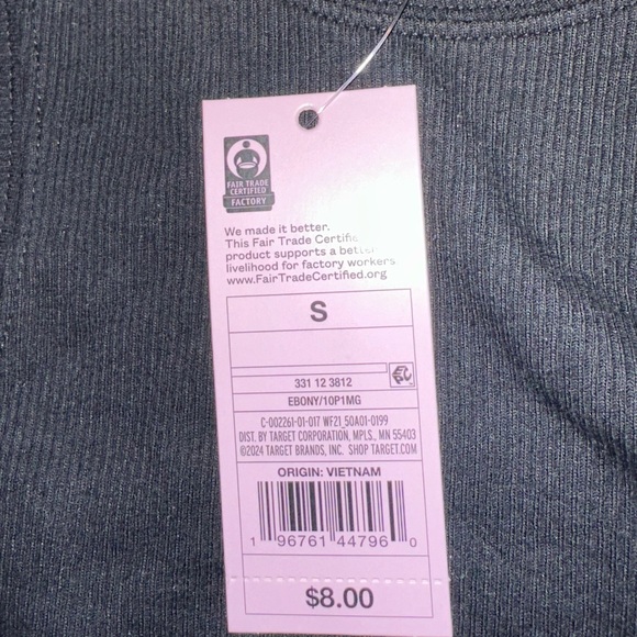 Set of Two New wild fable ribbed Tank Tops - Women’s Small - Red & Black NWT - Picture 4 of 5